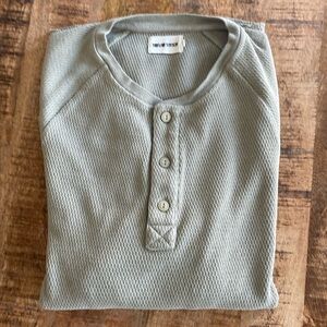 Taylor Stitch Heavy Bag Waffle Henley 42